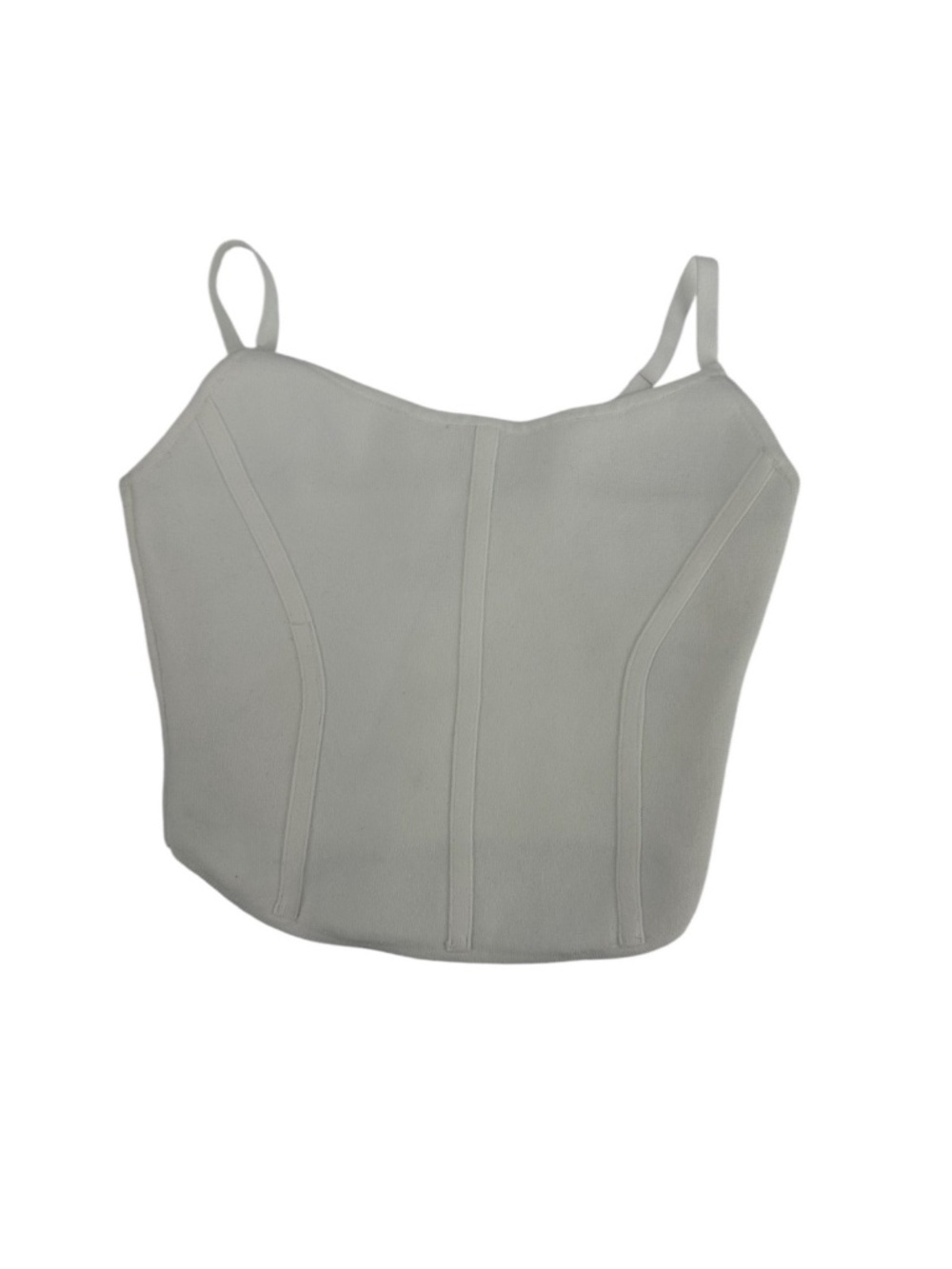 PacSunL.A. Hearts Size Small S Green Corset Tank Top Bustier Crop Ribbed Stretch